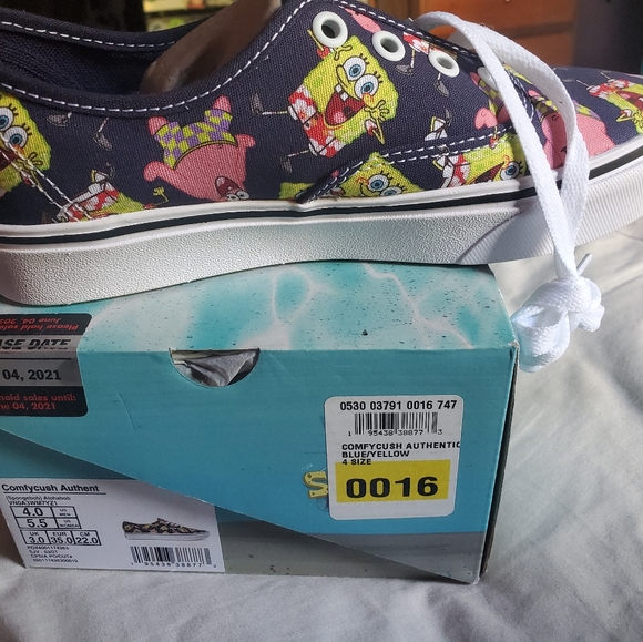 Vans x Spongebob Comfycush Authentic Aloha Bob Patrick Star - Picture 3 of 7